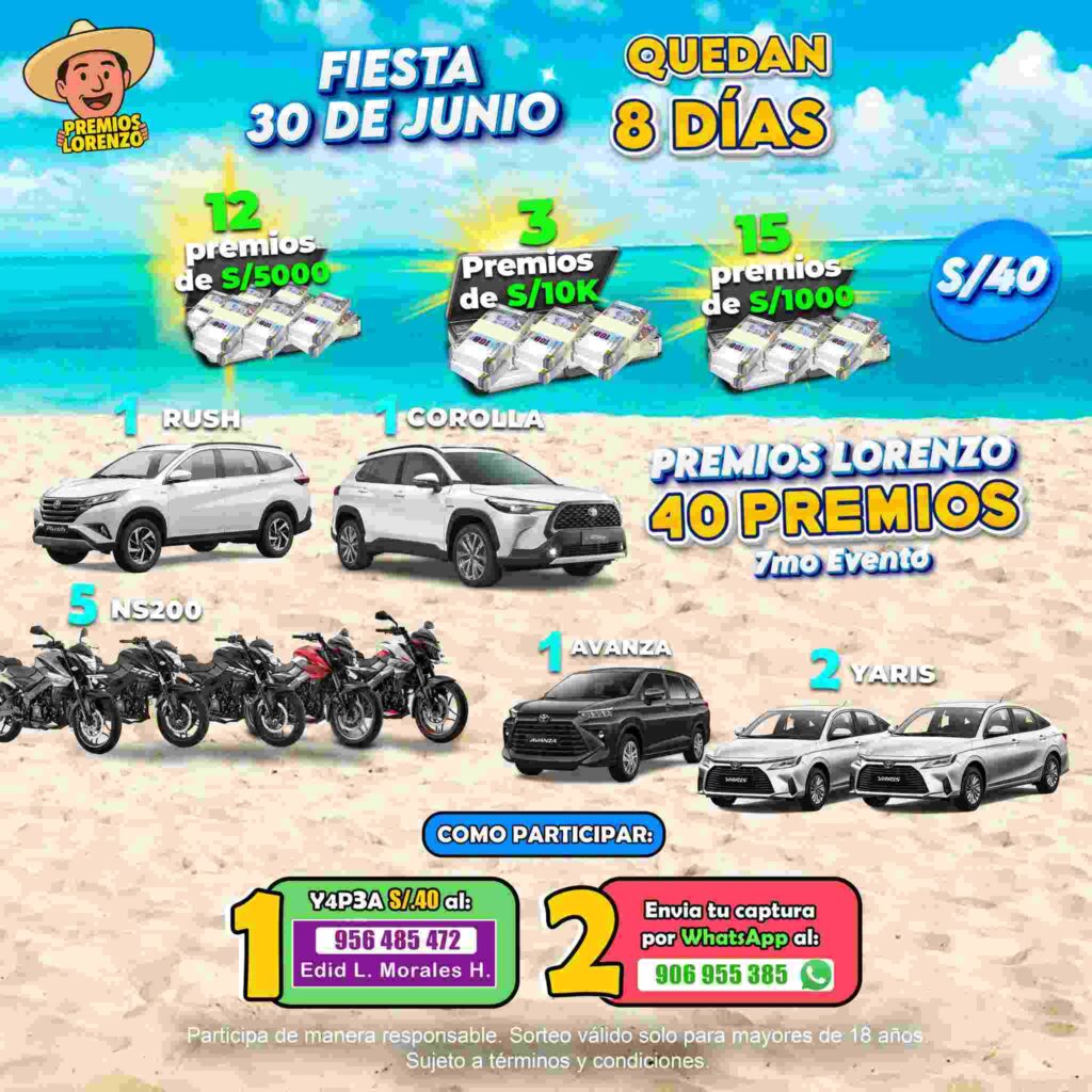 PremiosLorenzo Sorteo