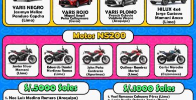 PremiosLorenzo Ganadores Dia del Padre 2025 Rifa Rico Piura