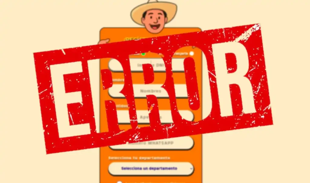 No puedo Registrarme en Premioslorenzo Rico Piura